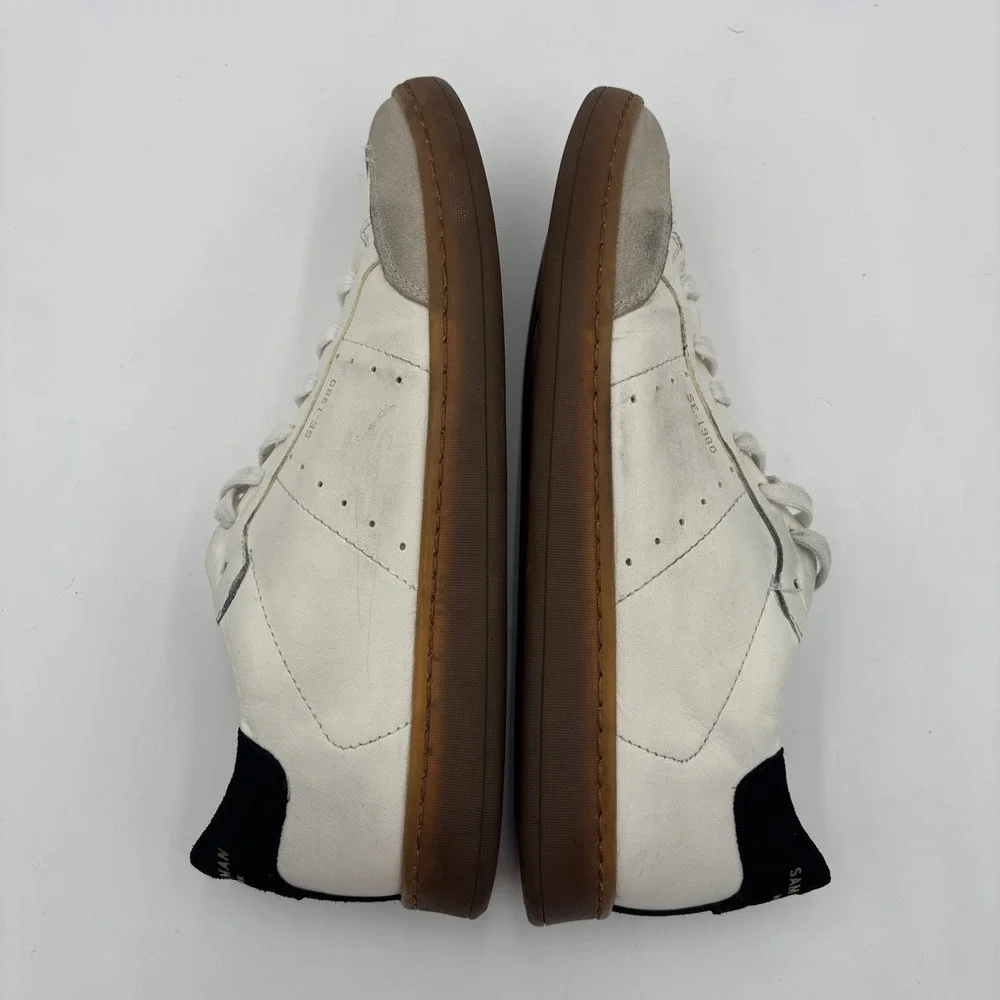 Sam Edelman Josi Sneakers Women's Size 8 White Leather Lace Up Shoes